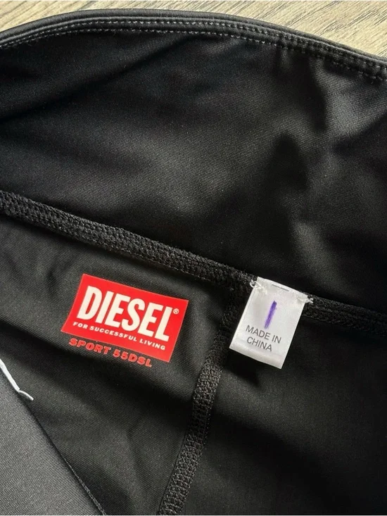 DIESEL Sport 55DSL Black Leggings - Picture 4 of 11